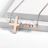 On the Cross Necklace