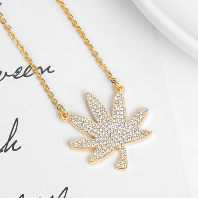 Iced Out Mary Jane Necklace