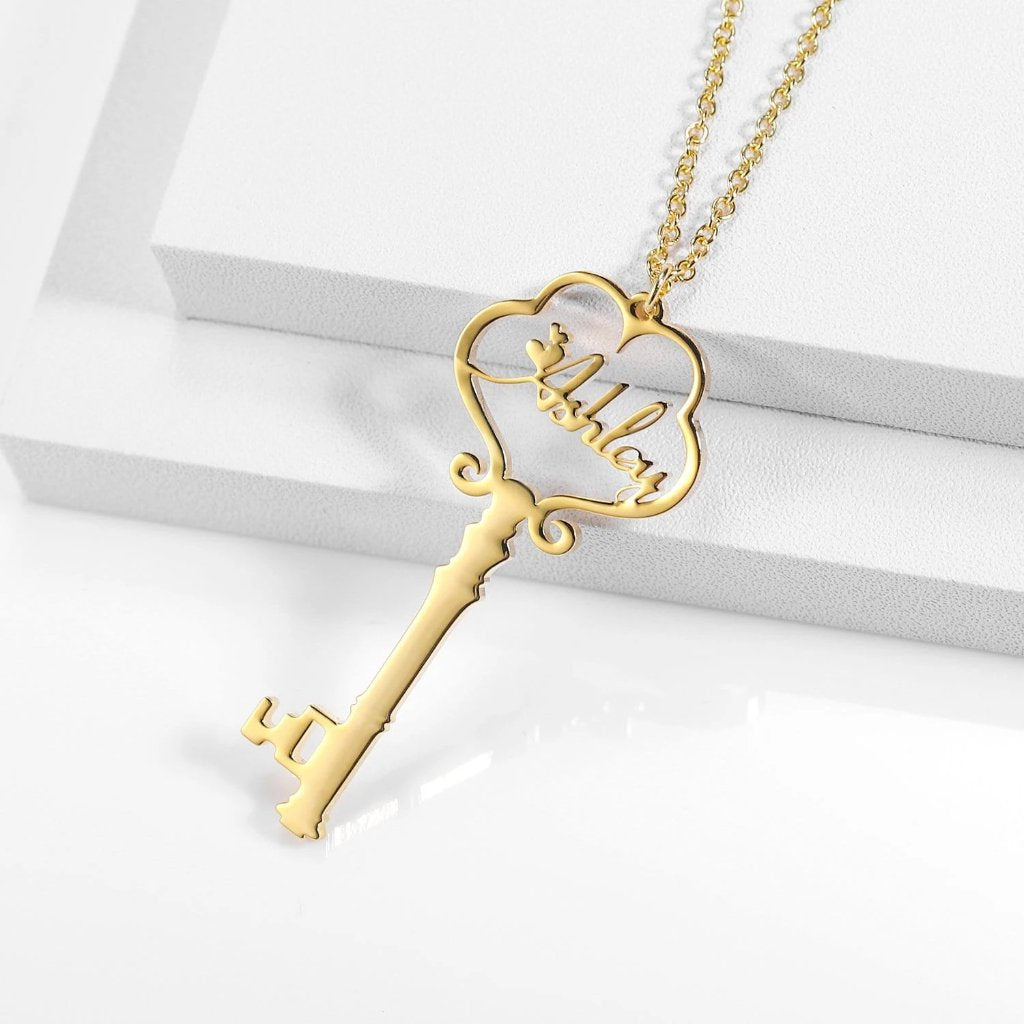 Key to My Heart Necklace [18K Gold Plated]